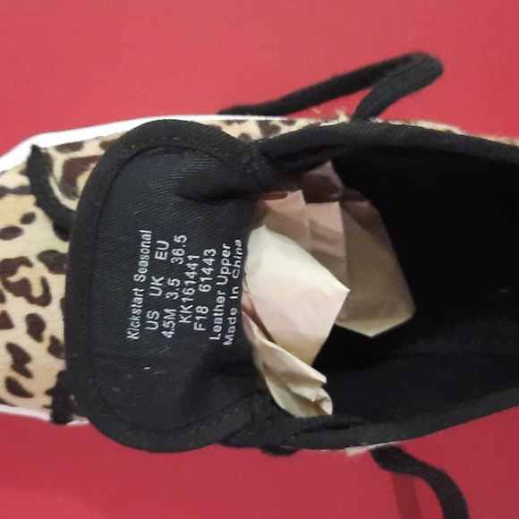 Kate Spade & Keds Leopard Leather Shoes - Picture 7 of 8